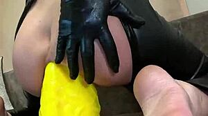 crazy wife slut pushes anal limits with fisting creampie and gaping in episode 4