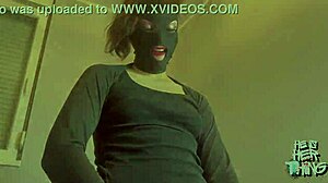 How Does Mistress's Tied Slave Take Deep Throat Fucking On Bed?