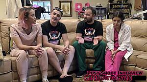Channy Crossfire's 2022 Checkup Features Ripped Clothes, Fingering, and Tanned Striptease