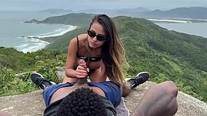 Fucking Naughty Brazilian Bareback Outdoors Creampies Her Wet Pussy!