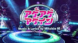 hatsune miku bunny costume nude mod shows huge tits and ass!