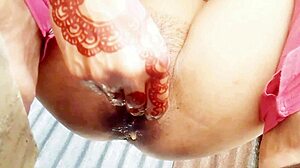 bangladeshi village girl sneaks cucumber fun in bathroom video