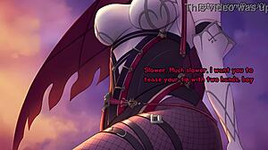 rosaria edges your cock to suffering in genshin joi
