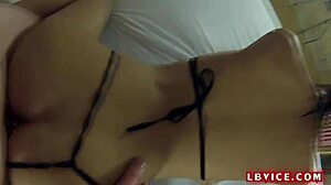 Amateur Ladyboy Pamela Sucks Then Gets Fucked Hard!