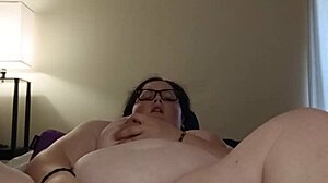 making my fat pussy squirt like crazy with this dildo