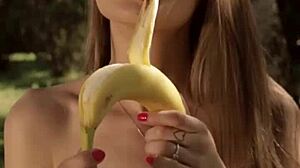 Masturbating Wildly in Garden with Toys