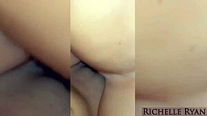 Horny Blonde Milf Cougar Richelle Ryan Deepthroats Neighbor's Monster Cock Rough