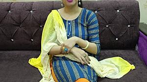 STEPBROTHER POUNDS STEPSIS PUSSY IN HINDI SEX LESSON!