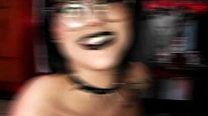 goth slut nails extreme deepthroat like a pro