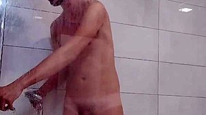 nice shave and gentle handjob