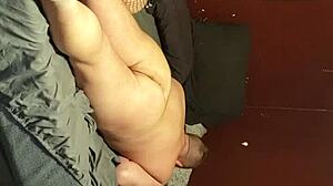 She films close up shots of her wet pussy