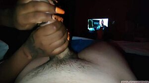Wife Gives Best Friend A Handjob