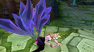kda ahri sexy moans korean voice ryona