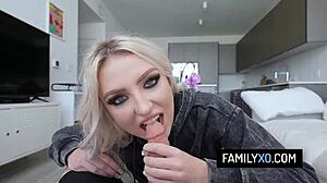 Hot stepdaughter fucked by stepdad for taking his car - britt blair