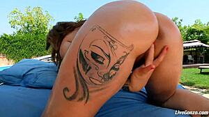 livegonzo seline benazir masturbates intensely solo in mansion