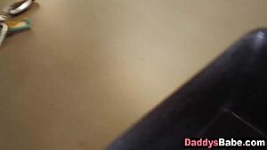 Stepdaughter Earns Car Keys Fucking Petite Pussy