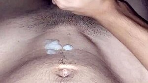 Novinho's Monster Cock Explodes In Hot Solo Jerk