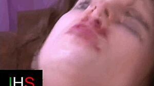 Horny brunette milf got her ass broken