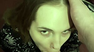 Willing Cutie Sucks Monster Cock For Cocktail Reward