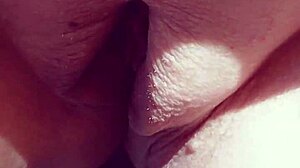 Mature wife huge cameltoe shaved pussy lips flashing outdoor thong exhibitionist close up