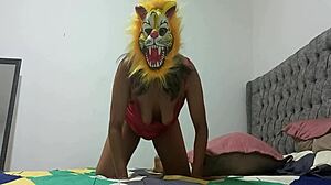 Latina Milf in Erotic Dance Rips Clothes for Juicy Pussy Masturbation and Orgasm