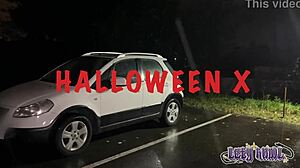 halloween michael myers hard anal and squirt parody