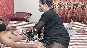 Indian couple rough bedroom sex