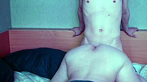 Sensual sloppy deepthroating with close up views of the action