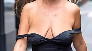 busty milfs with massive natural tits bouncing braless in compilation