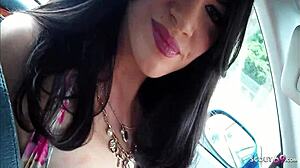 Anorexic college girl picked up to fuck
