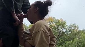 fucked milf outside pissed on her feet and fucked them