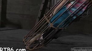 stormy got caned hard while fully naked and bound