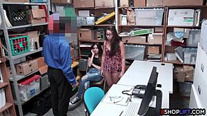 petite teen caught shoplifting and fucked hard