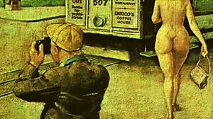 Vintage erotic illustration