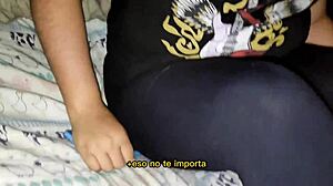 stepsister pays with her tits to keep tinder secret