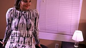lovely brunette coed sucks hard cock?