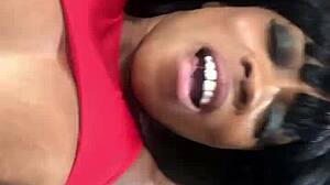 fresh face ebony milf feels the italian pound machine pounding
