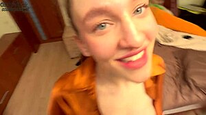 Cheating stepmom sucks stepson in morning