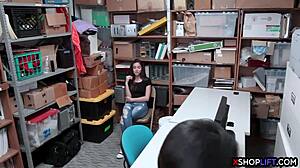 petite teen caught shoplifting and fucked hard