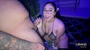 Trio De Chicas Culonas Con Marido Cornudo