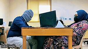 muslim wife cheats with office friend using vibrator