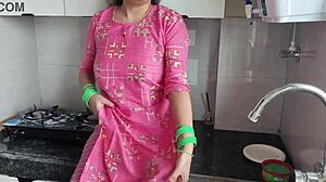 hot xxx stepmom fucked hard until orgasm with hindi audio with dirty talk stepson seducing at home