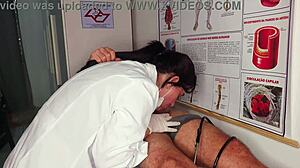 erection happens right in front of the nurse