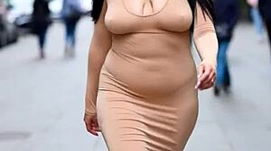 busty milfs with massive natural tits bouncing braless in compilation