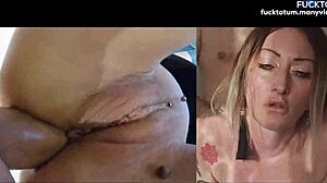 Rough Anal Makes Her Squirt Then Creampie