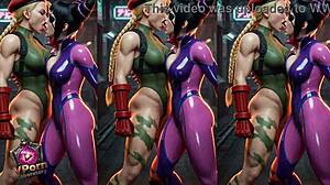 Sensual Battle Between Cammy White And Juri Han