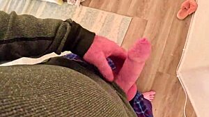 Watching stepmom in the shower stepson gets lucky with creampie