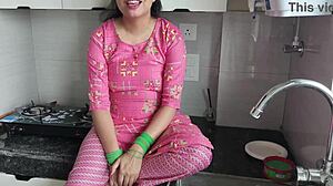 hot xxx stepmom fucked hard until orgasm with hindi audio with dirty talk stepson seducing at home