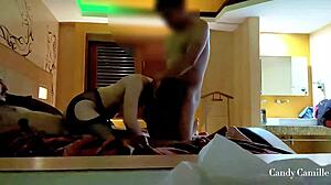 shared wife squirts on her husbands best friend before taking a creampie