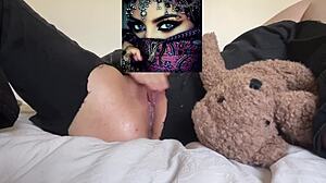 Strawberry inside my tight teen pussy i miss your dick